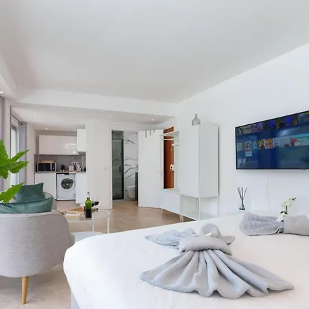 아파트 Le Louis Blanc - Hypercentre - 100m Suquet - Ac 칸느