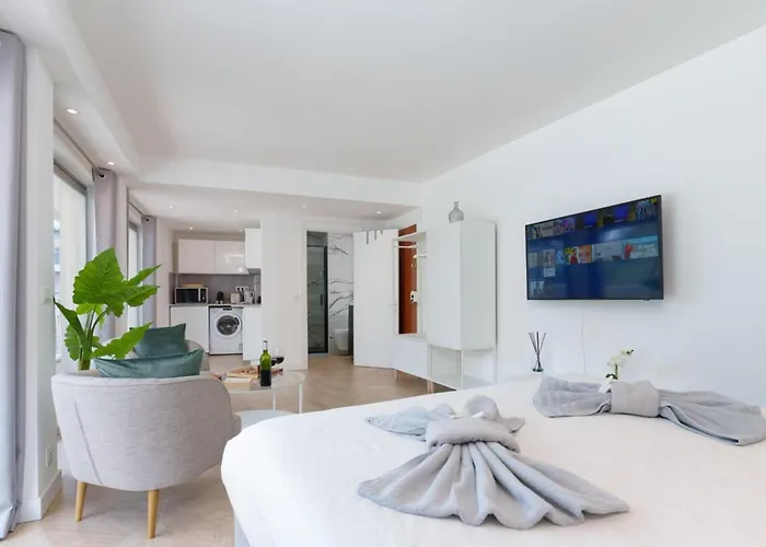 アパート Le Louis Blanc - Hypercentre - 100m Suquet - Ac カンヌ